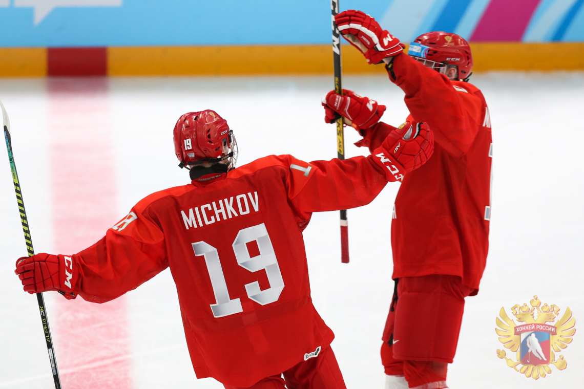 15-летний Мичков набрал 105 очков в 25 матчах открытого чемпионата Москвы по хоккею
