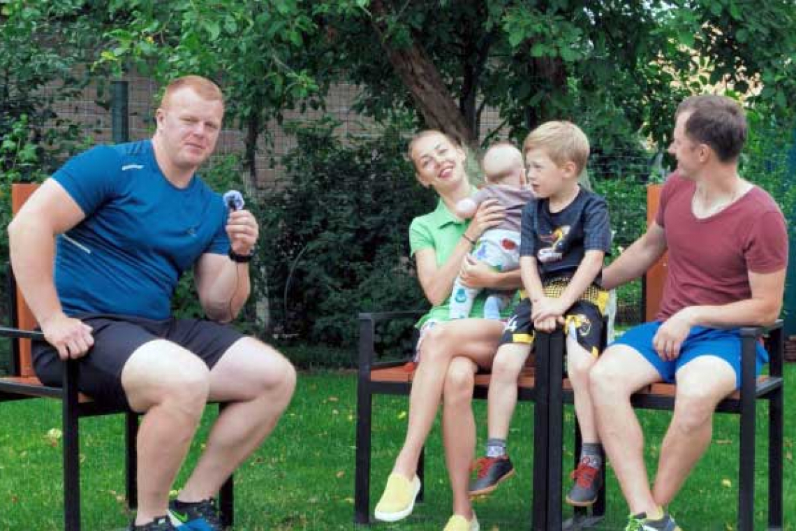 Первый выпуск Sport Family Fest. Семья Сухаревых