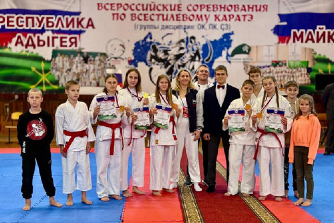 Шесть медалей из Адыгеи
