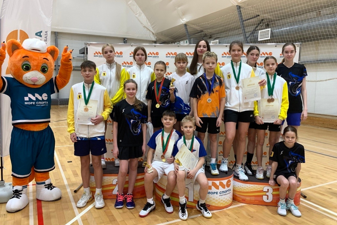 Успех бадминтонистов Ярославля