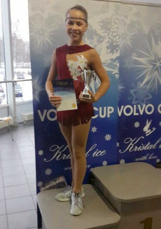Фигуристка из Ярославля – серебряный призёр Международного турнира "Volvo Open Cup"